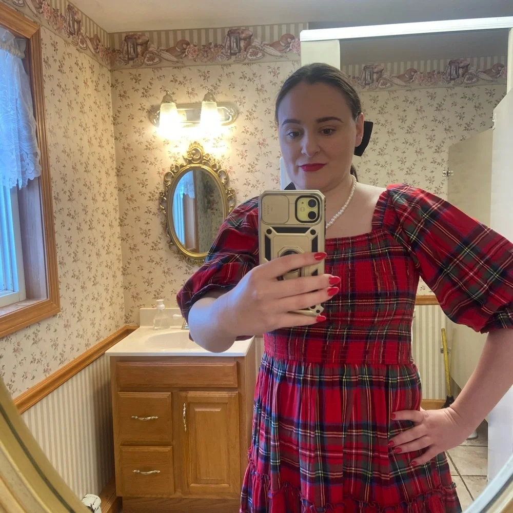 Ivy City Co Plaid Madeline Dress - Picture 2 of 3